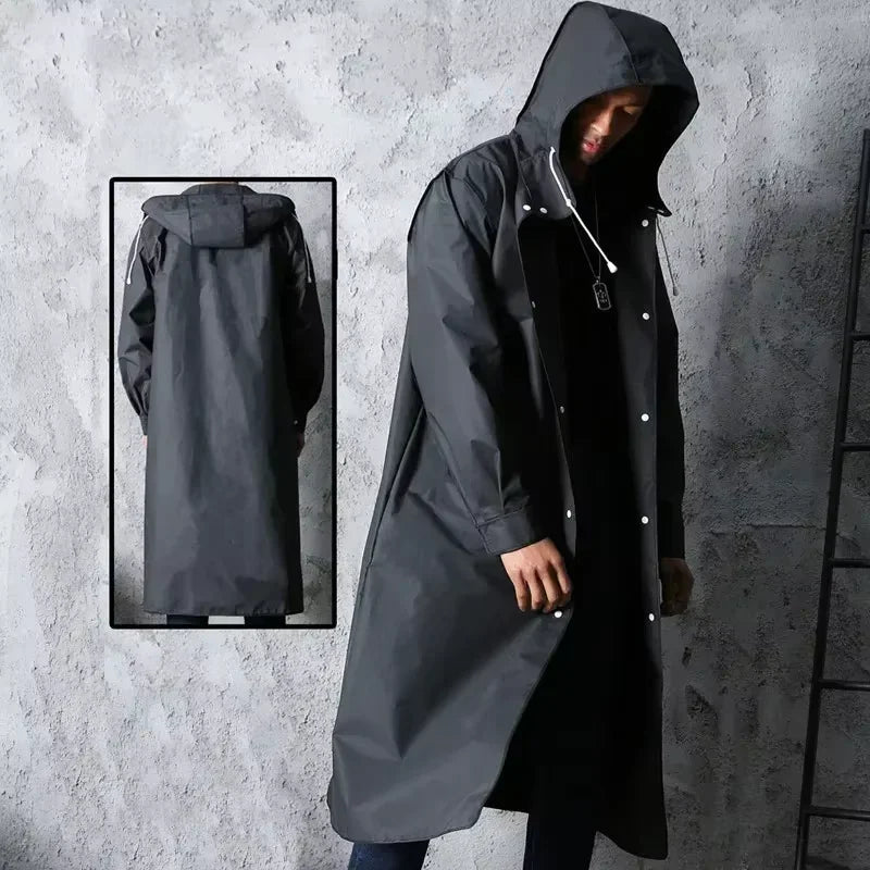 StormShield Waterproof Hooded Outdoor Rain Jacket