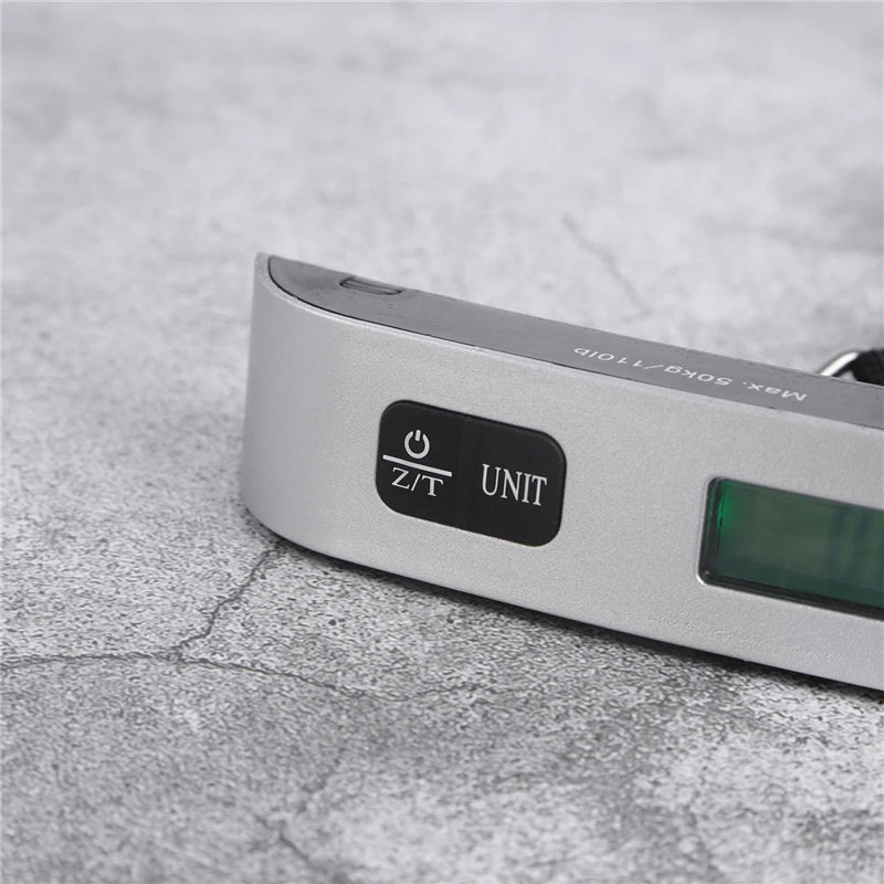 LuggageScale 110lb Digital LCD Hanging Travel Scale