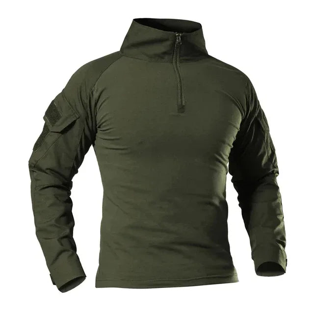 TactTee Outdoor Tactical Hiking Shirt — Military Camo