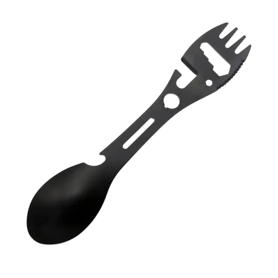 CampSet Stainless Steel Fork Spoon Bottle Opener Tool