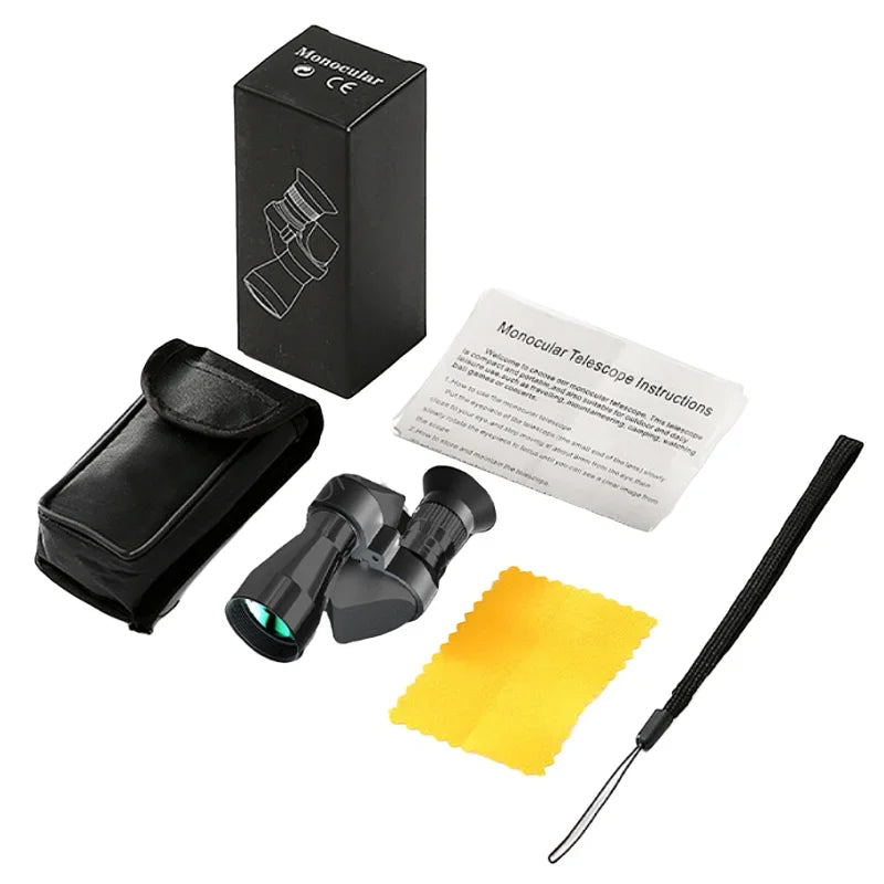 OpticVault Mini Pocket Monocular - HD Zoom Outdoor