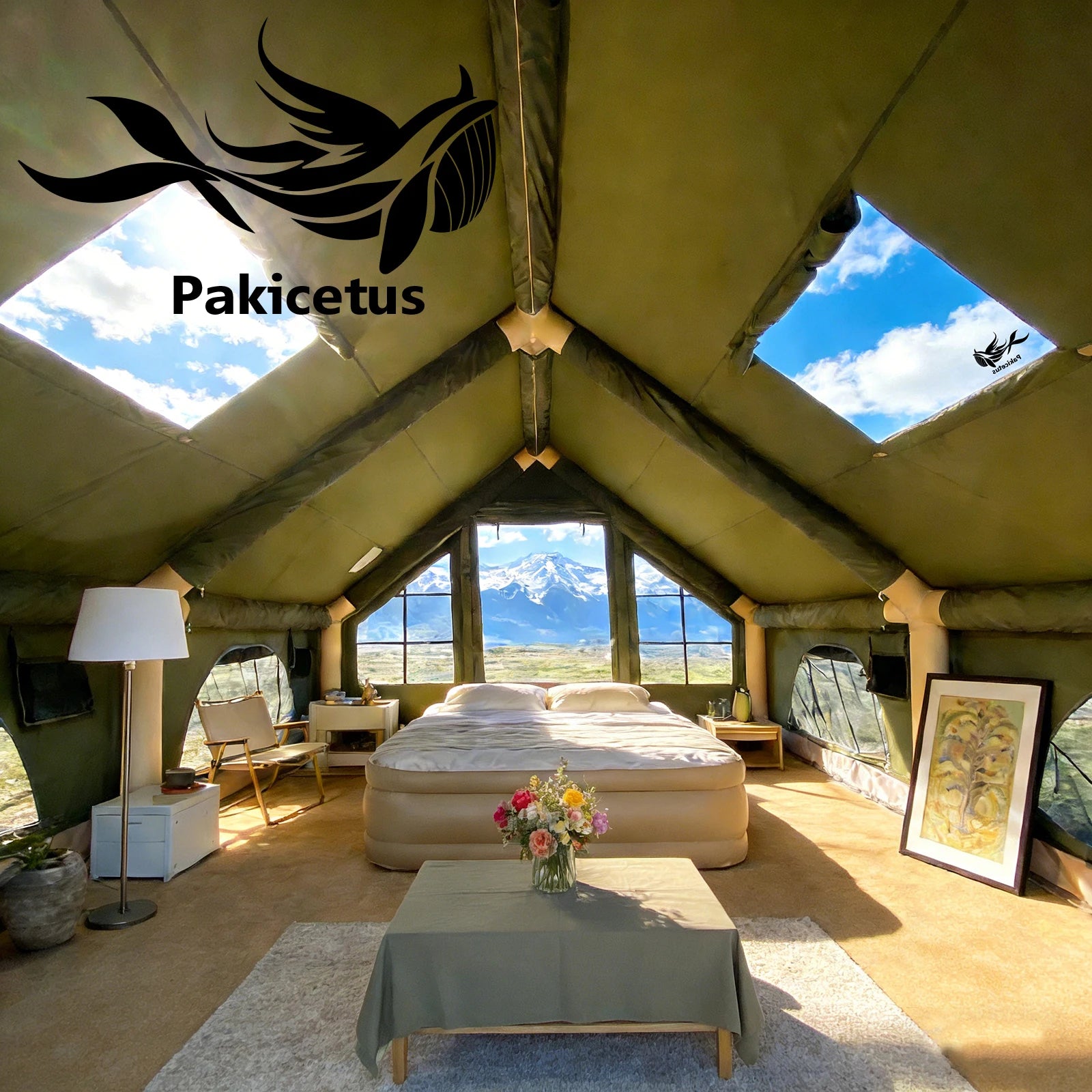 QuickDome Pakicetus Inflatable Family Camping Tent