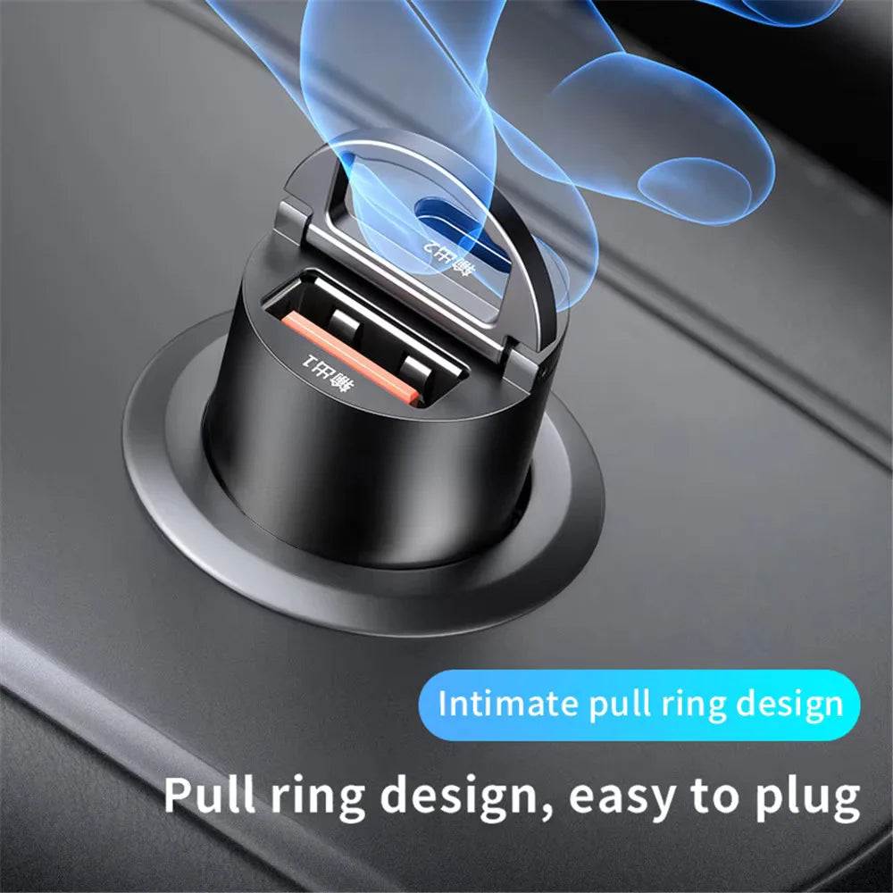 VoltDrive 200W PD Mini Car Fast Charger