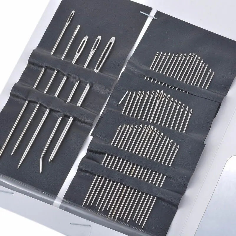 NeedlePack 55-Piece Stainless Steel Sewing Needle Set