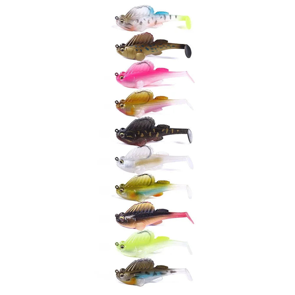 DarkSlider Soft Plastic Sinking Fishing Lure — 7g/14g/20g