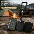 StrikeShovel Folding Survival Shovel with Pick - Manganese Steel
