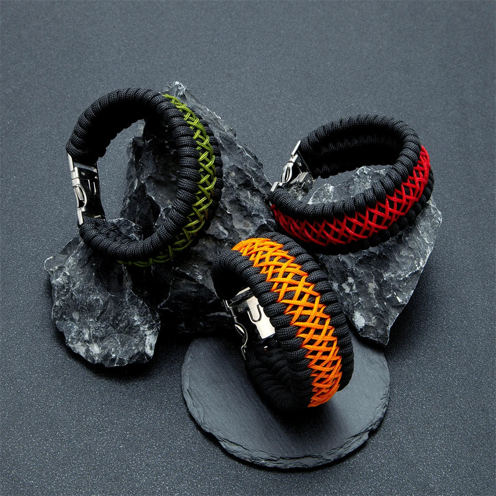 VaultWeave Paracord Survival Bracelet — 550lb