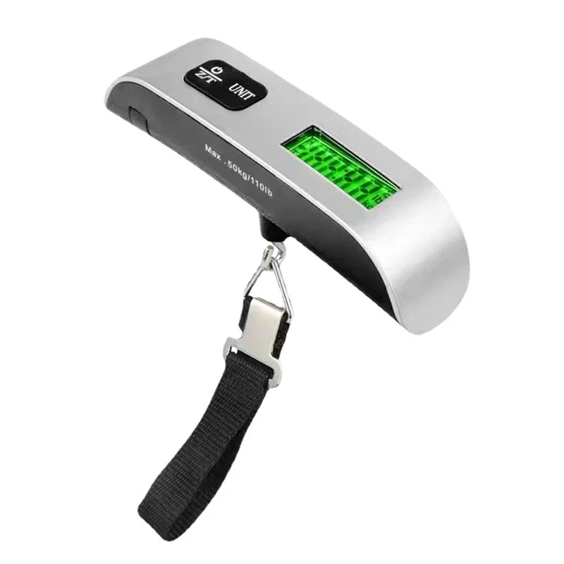 LuggageScale 110lb Digital LCD Hanging Travel Scale
