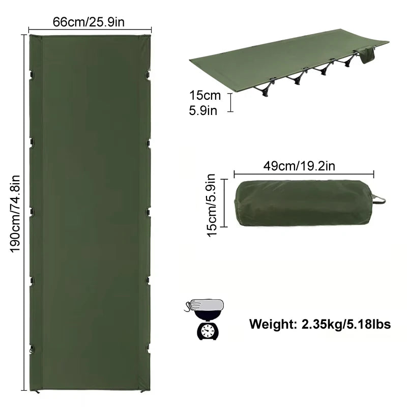 CampCot Ultralight Portable Folding Camp Bed