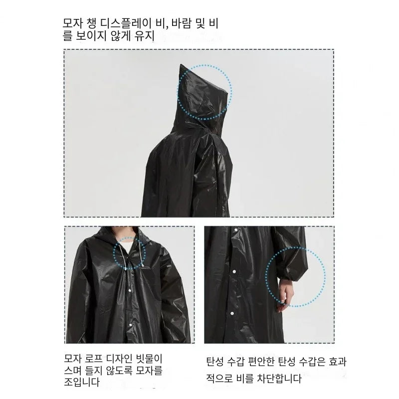StormLayer EVA Waterproof Unisex Rain Poncho