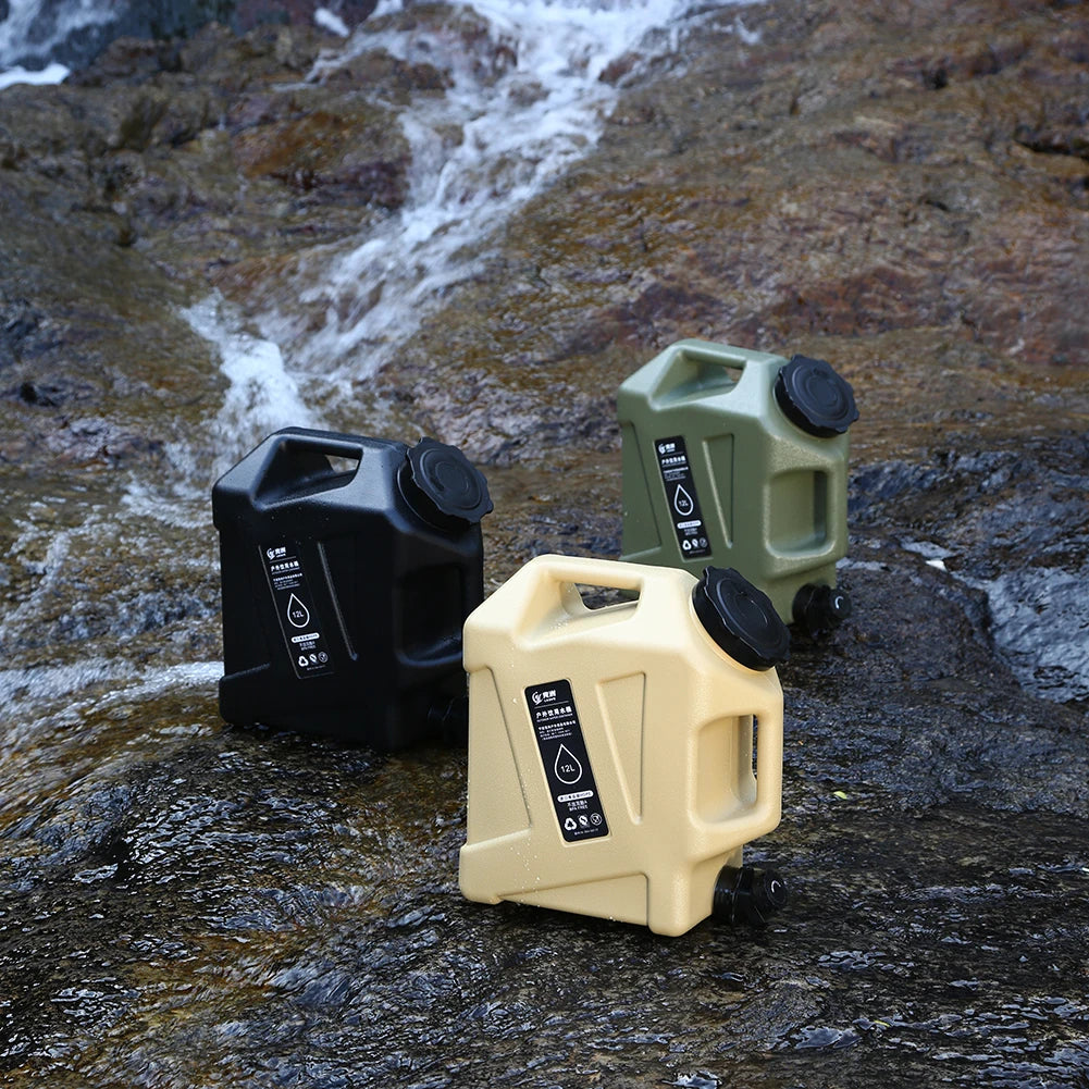 AquaVault Collapsible Camping Water Bucket — 10/12L