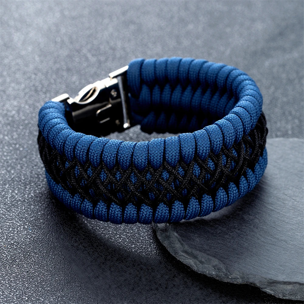VaultWeave Paracord Survival Bracelet — 550lb