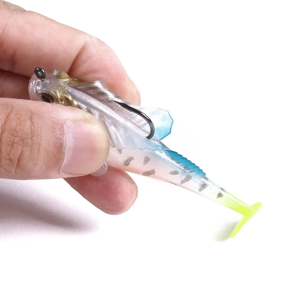 DarkSlider Soft Plastic Sinking Fishing Lure — 7g/14g/20g