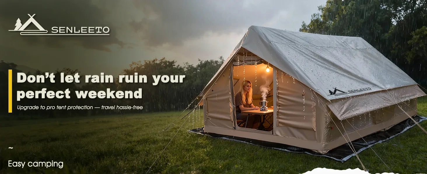SkyShield 10x13 Waterproof Survival Rain Fly Tarp