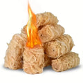 NaturalSpark Wax Wood Fire Starters - 30-Pack