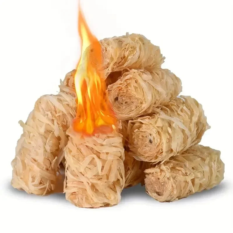 NaturalSpark Wax Wood Fire Starters - 30-Pack