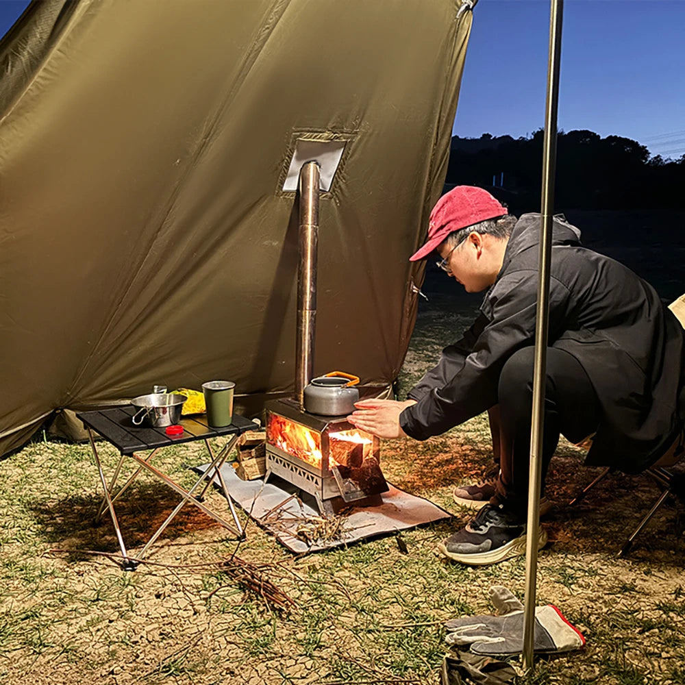 HotShell 4-Season Teepee Hot Tent with Stove Jack