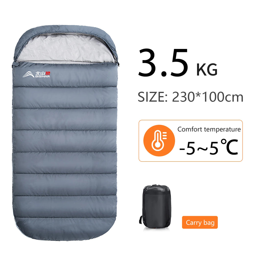DreamBase Large 3-Season Camping Sleeping Bag — Lightweight
