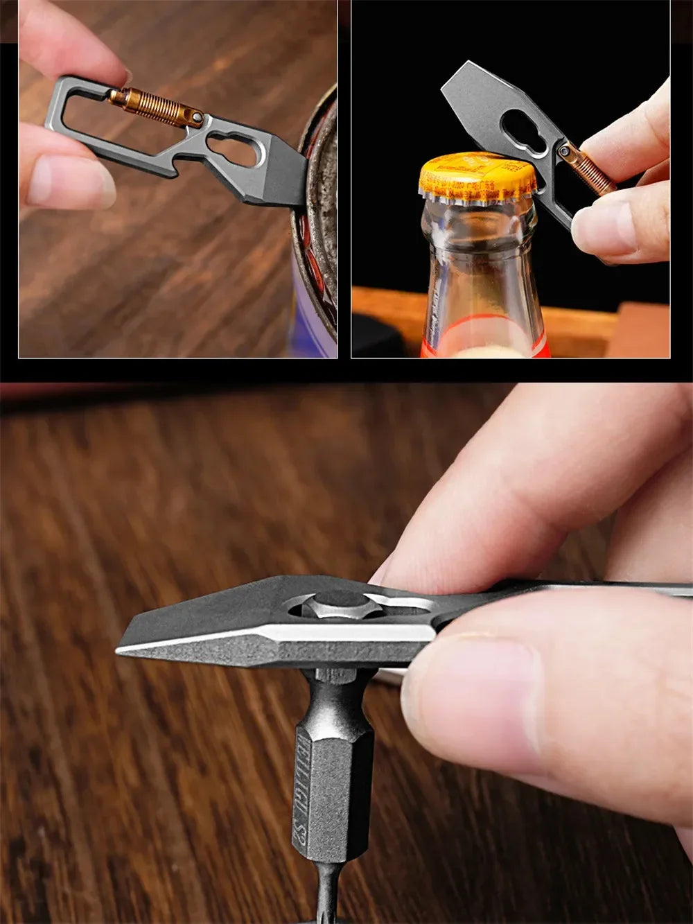 IronVault Titanium EDC Pry Bar