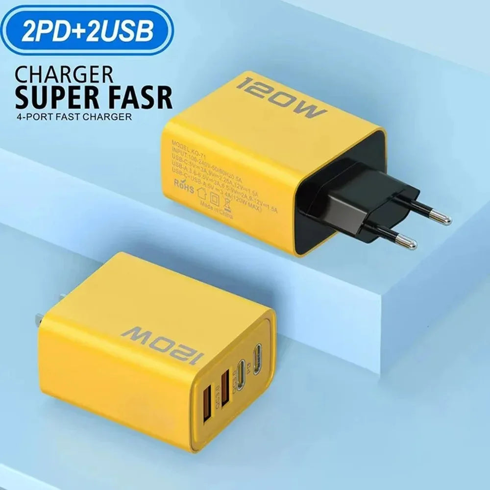 ChargePoint 4-Port USB-C PD Fast Charger Adapter