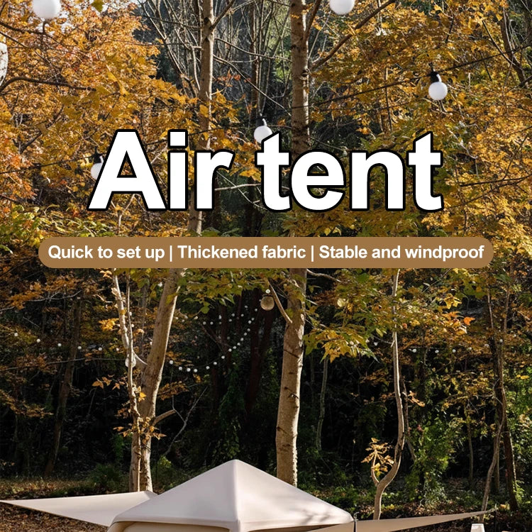 SkyBase Inflatable Camping Tent — 5-8 Person Quick Setup
