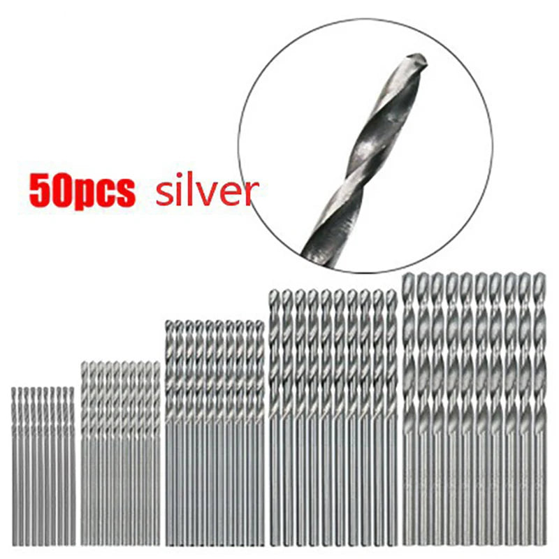 100-Piece Titanium Coated HSS Drill Bit Set