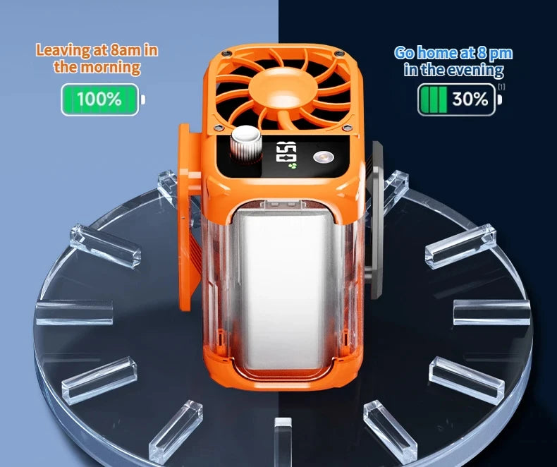 BreezePack Mini USB Hanging Neck Fan - Bladeless