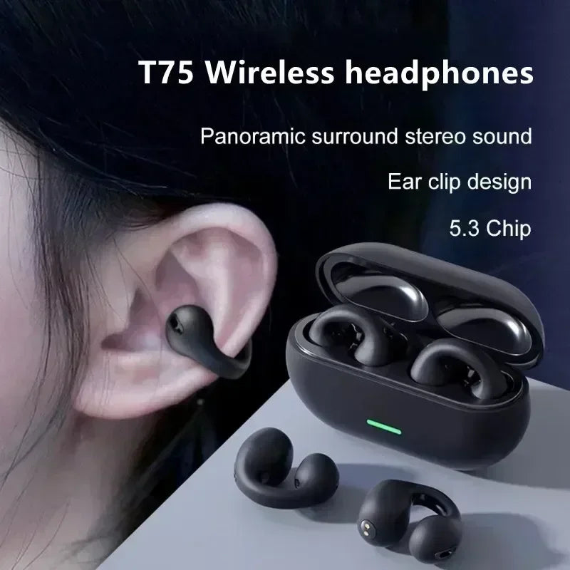 T75 BoneWave Bluetooth 5.3 Sports Headphones — Waterproof