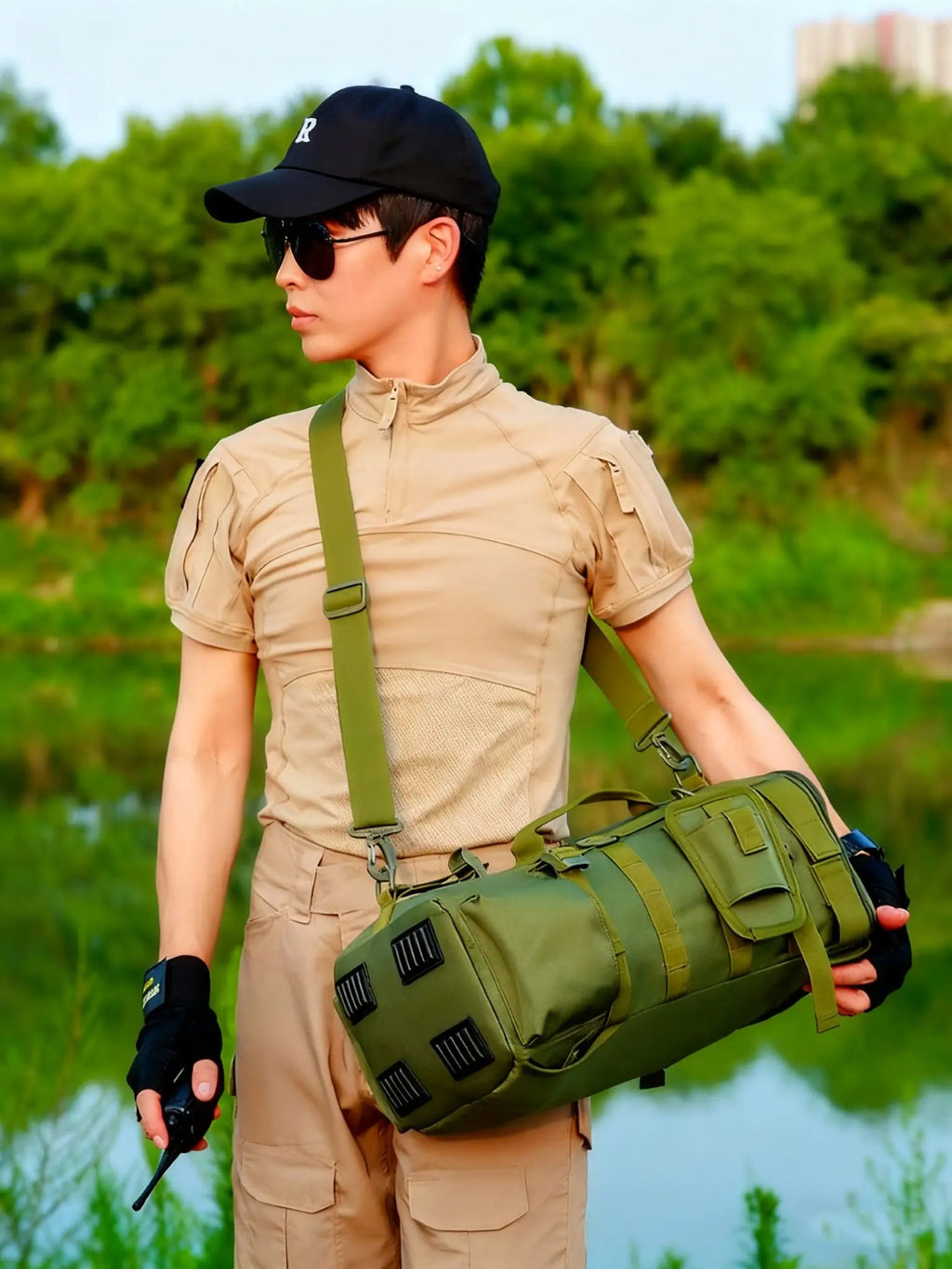 CastPack Tactical Fishing Backpack with Rod Holders