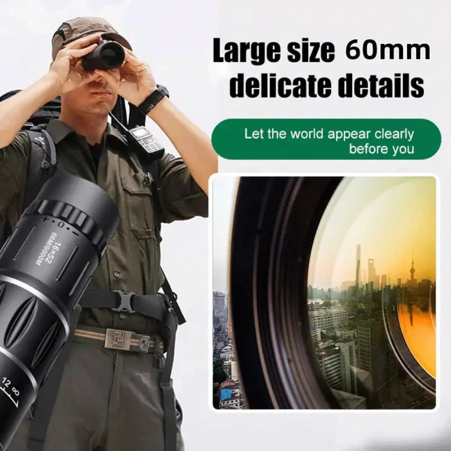 OpticVault 16x52 High-Power Dual Focus Monocular