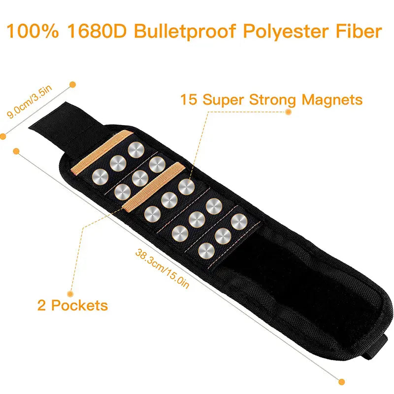 MagGrip Magnetic Wristband | Neodymium Magnet Tool Holder