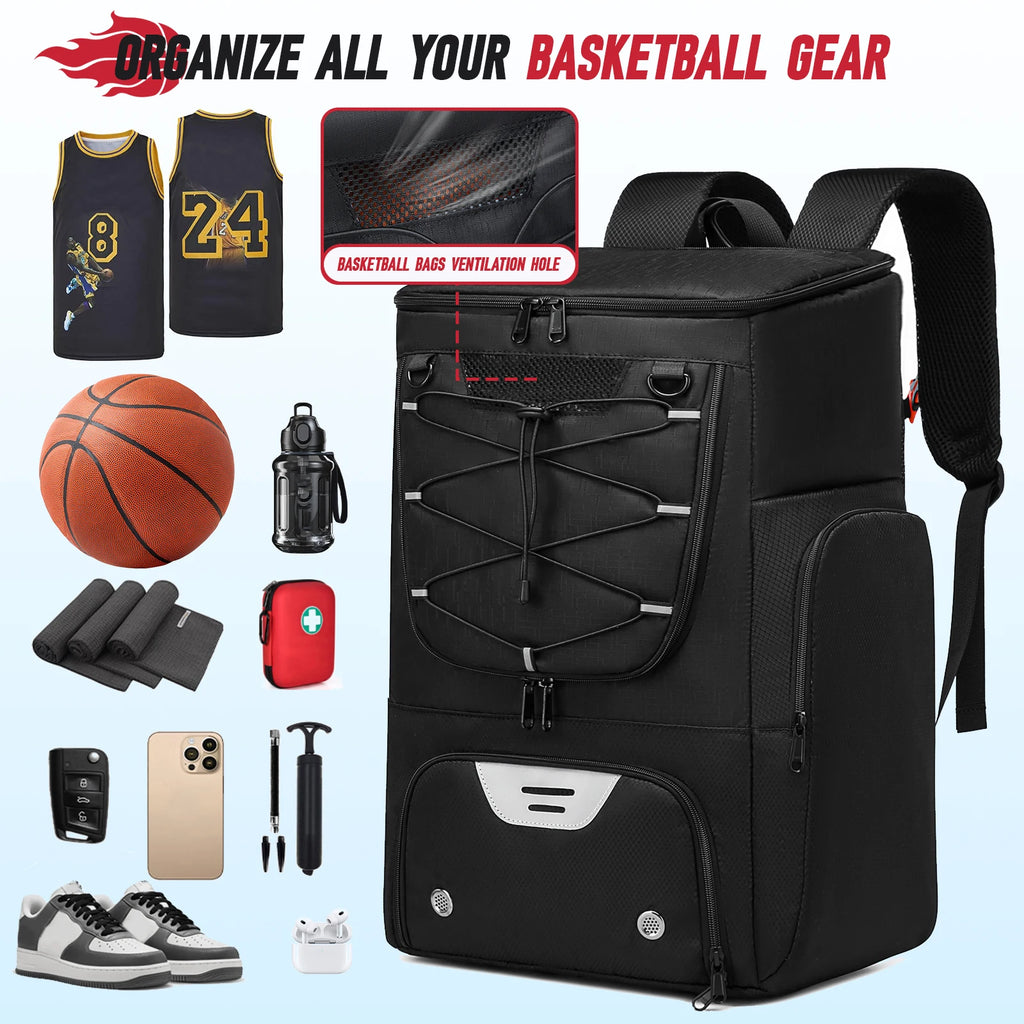 CourtPack Sports Backpack with Shoe Compartment