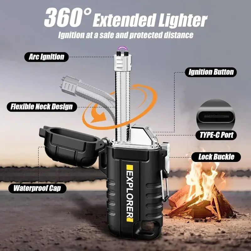 ArcLight Electric Plasma Lighter | USB-C Rechargeable Windproof