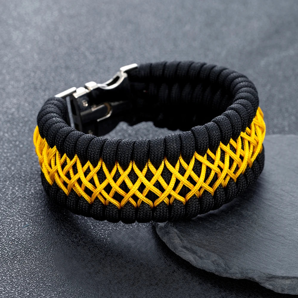 VaultWeave Paracord Survival Bracelet — 550lb