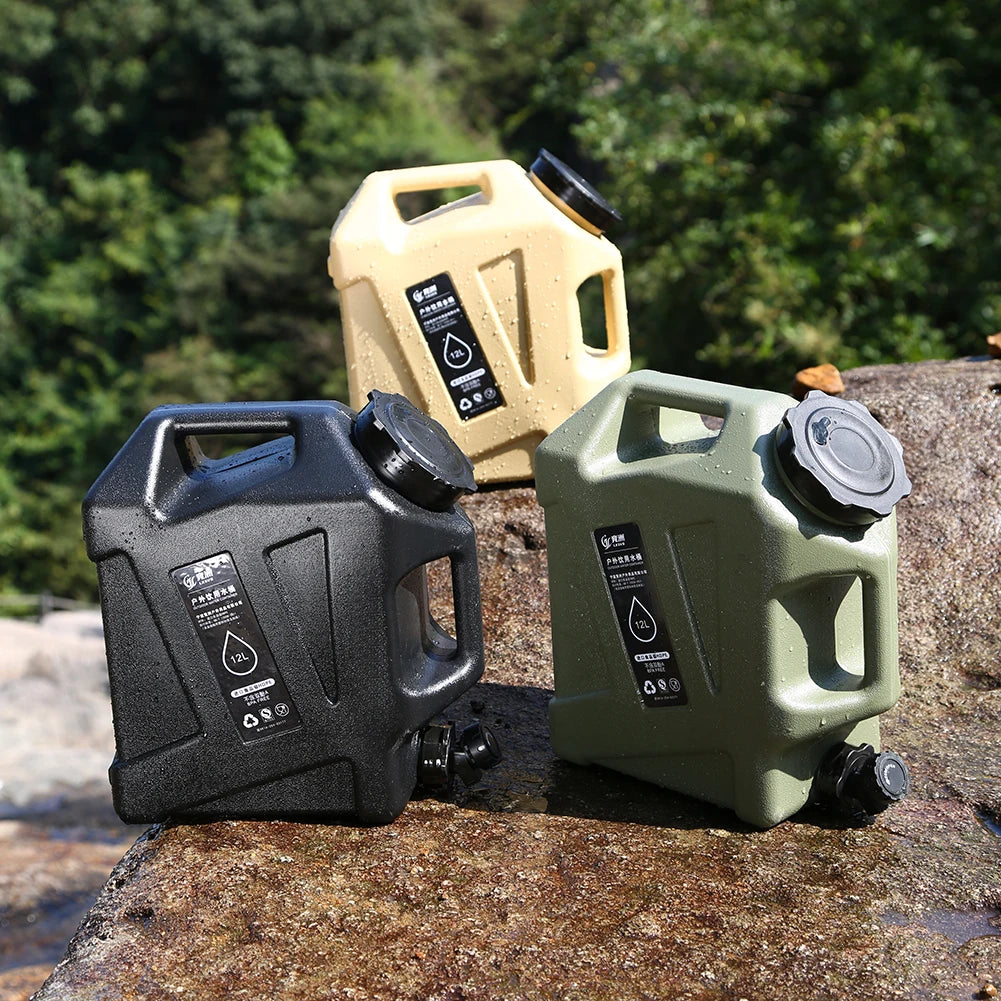 AquaVault Collapsible Camping Water Bucket — 10/12L