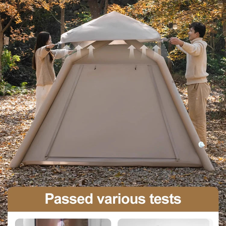 SkyBase Inflatable Camping Tent — 5-8 Person Quick Setup