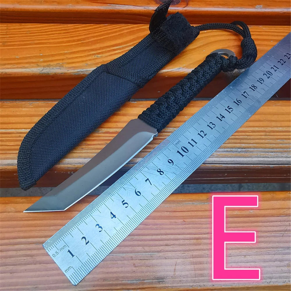 TrailBlade 420HC Fixed Blade Camping Knife with Sheath