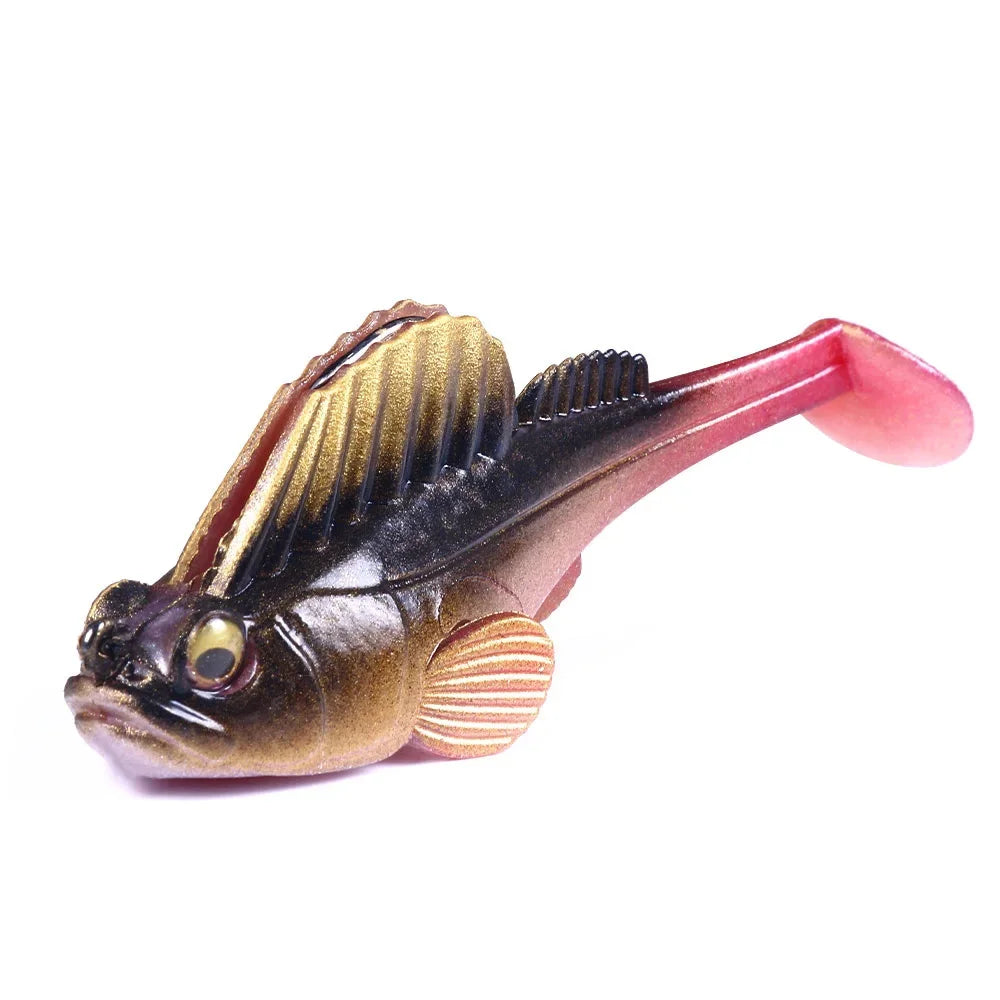 DarkSlider Soft Plastic Sinking Fishing Lure — 7g/14g/20g