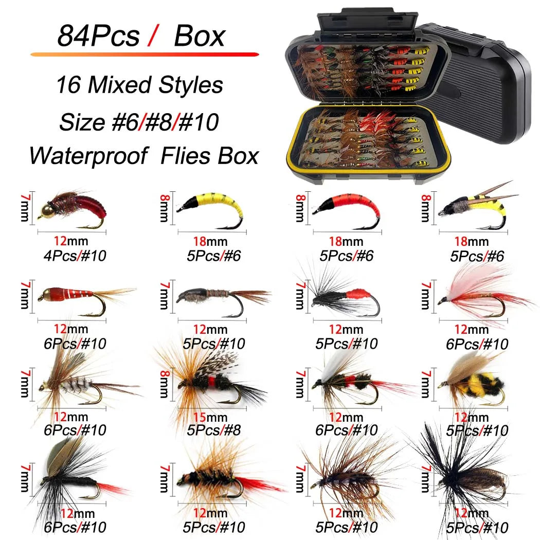 FlyVault Dry/Wet Fly Fishing Assortment Kit