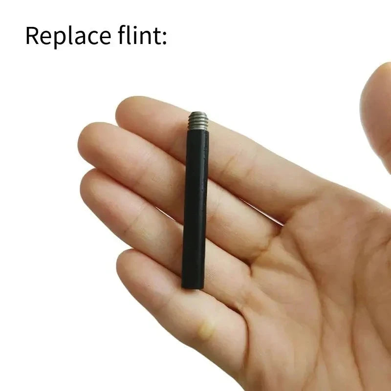 FlintStrike Magnesium Fire Starter Rod with Leather Strap