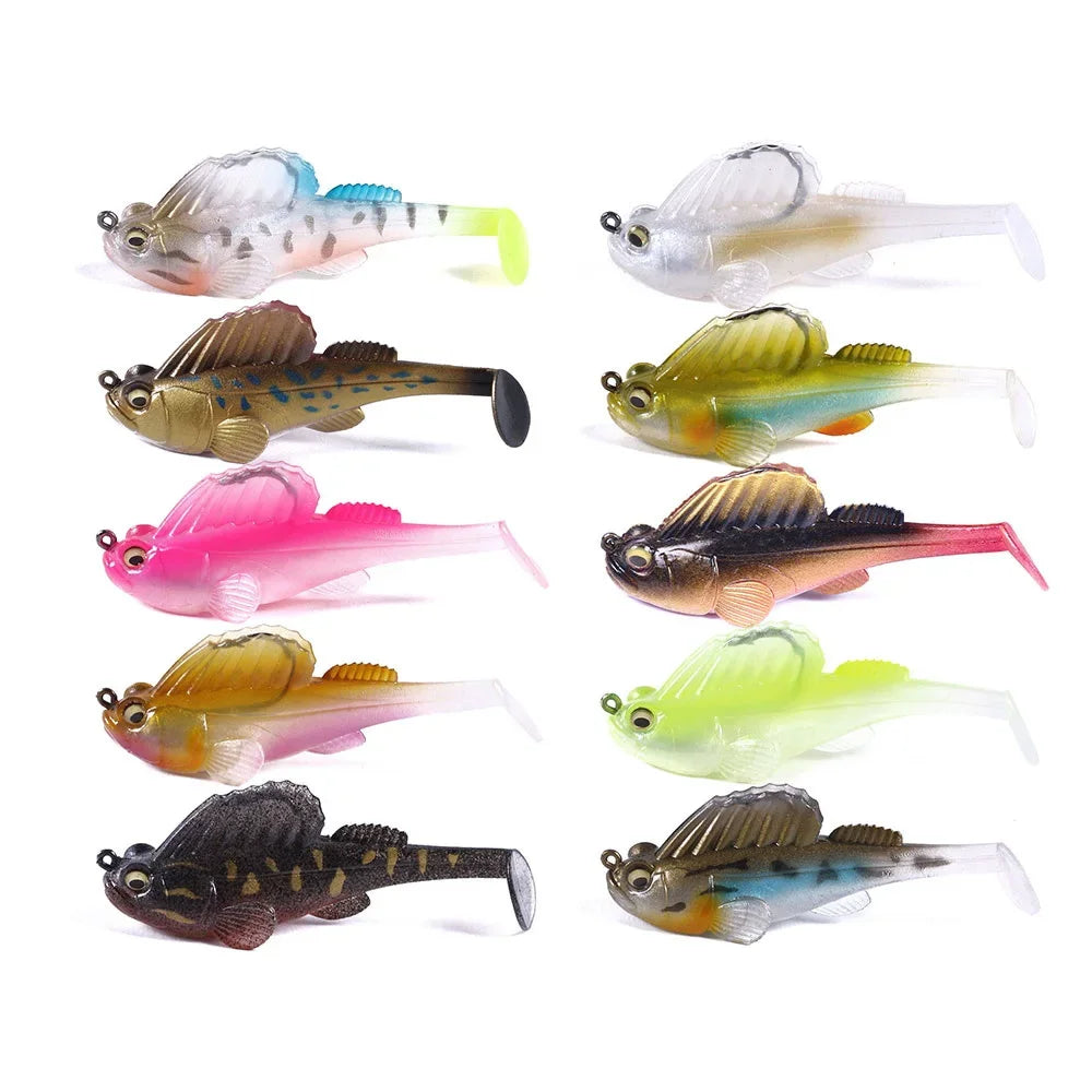 DarkSlider Soft Plastic Sinking Fishing Lure — 7g/14g/20g