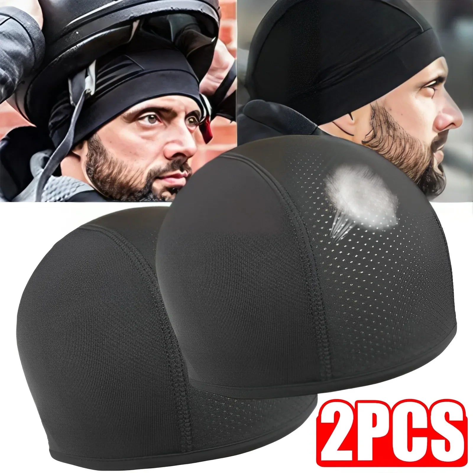 MotoShell Motorcycle Helmet Inner Cap — Quick Dry