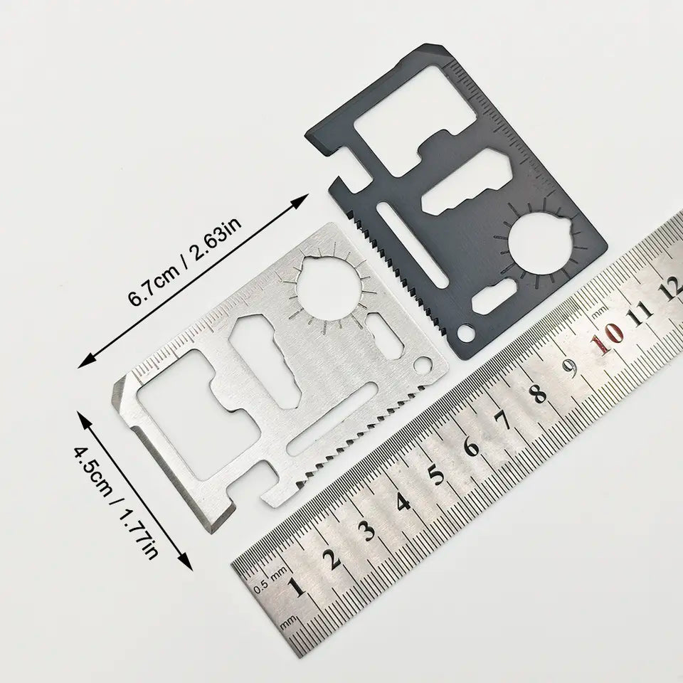 VaultCard 11-in-1 Wallet Multi-Tool | Credit Card Size EDC Tool