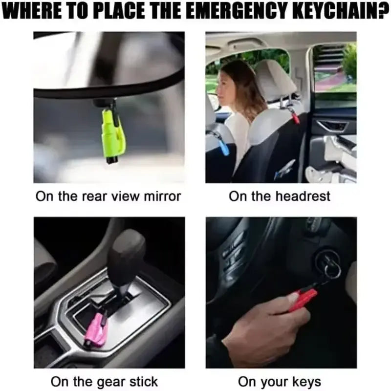 BreakOut 3-in-1 Car Emergency Tool | Window Breaker Seatbelt Cutter