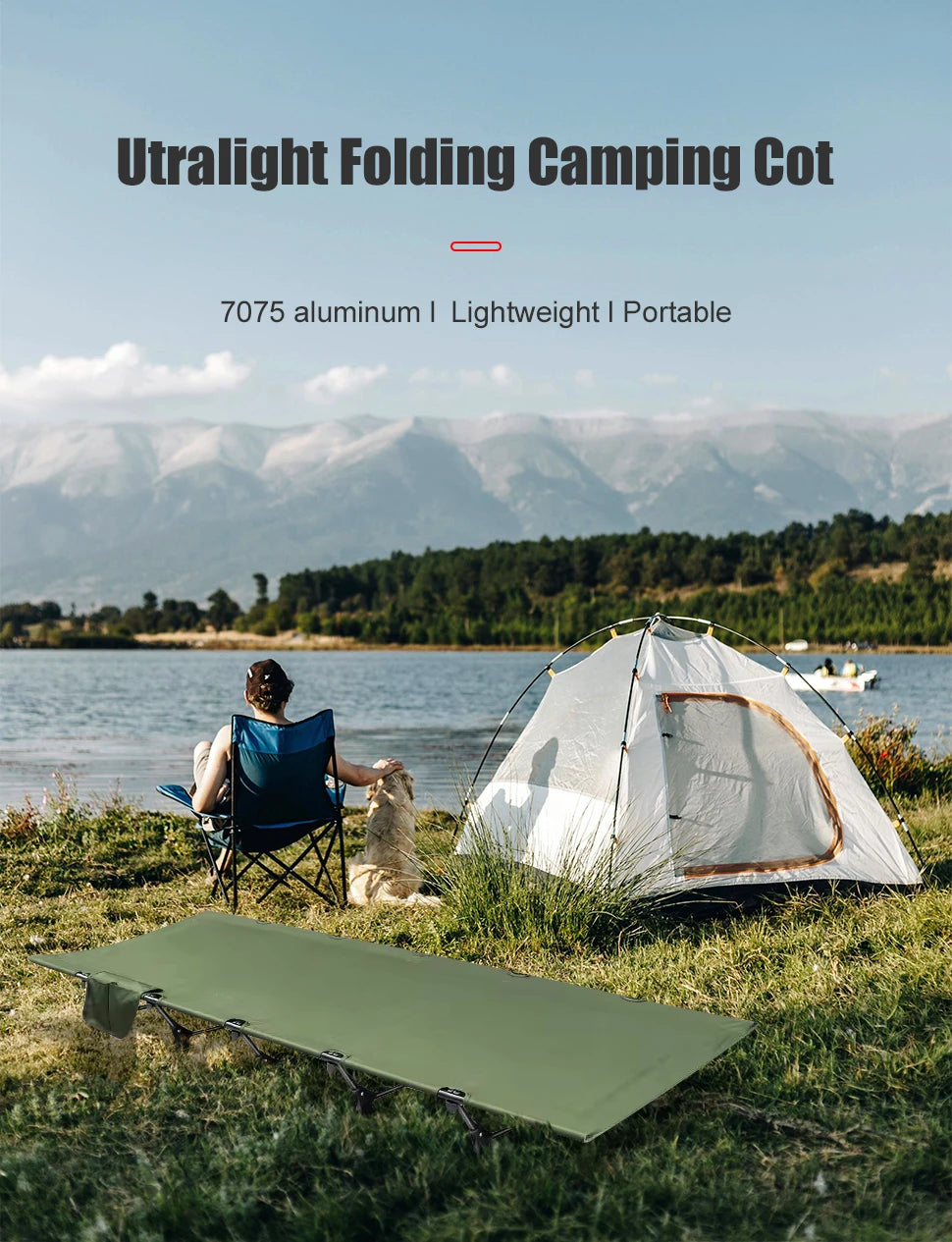 CampCot Ultralight Portable Folding Camp Bed