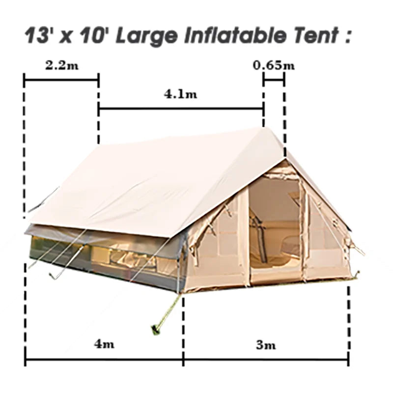 SkyShield 10x13 Waterproof Survival Rain Fly Tarp