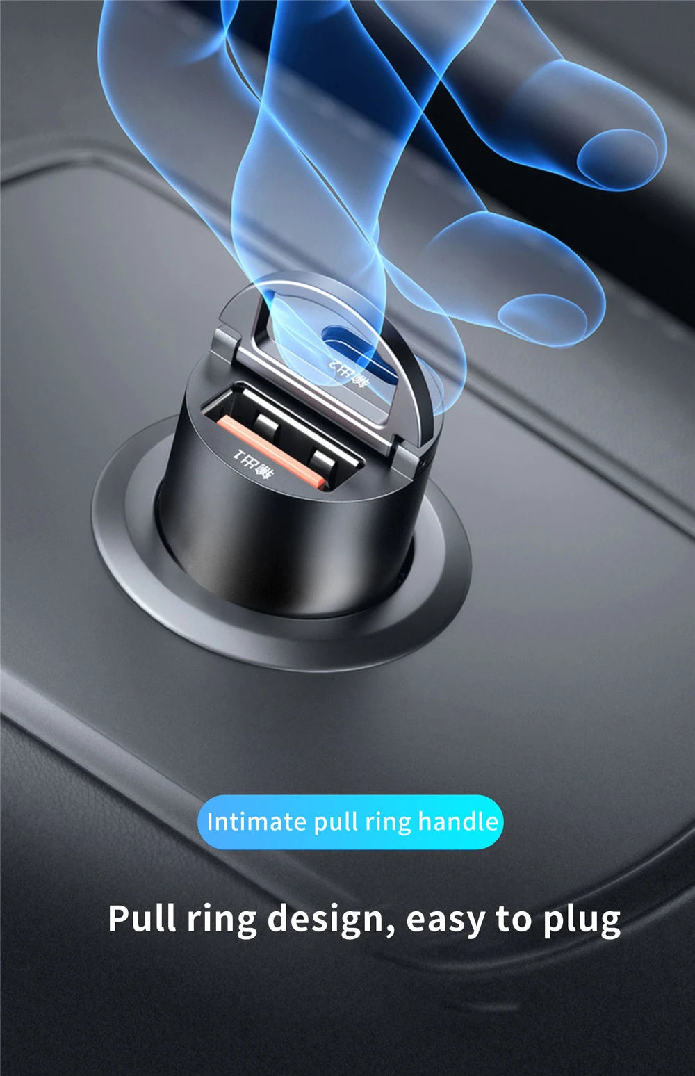VoltDrive 200W PD Mini Car Fast Charger