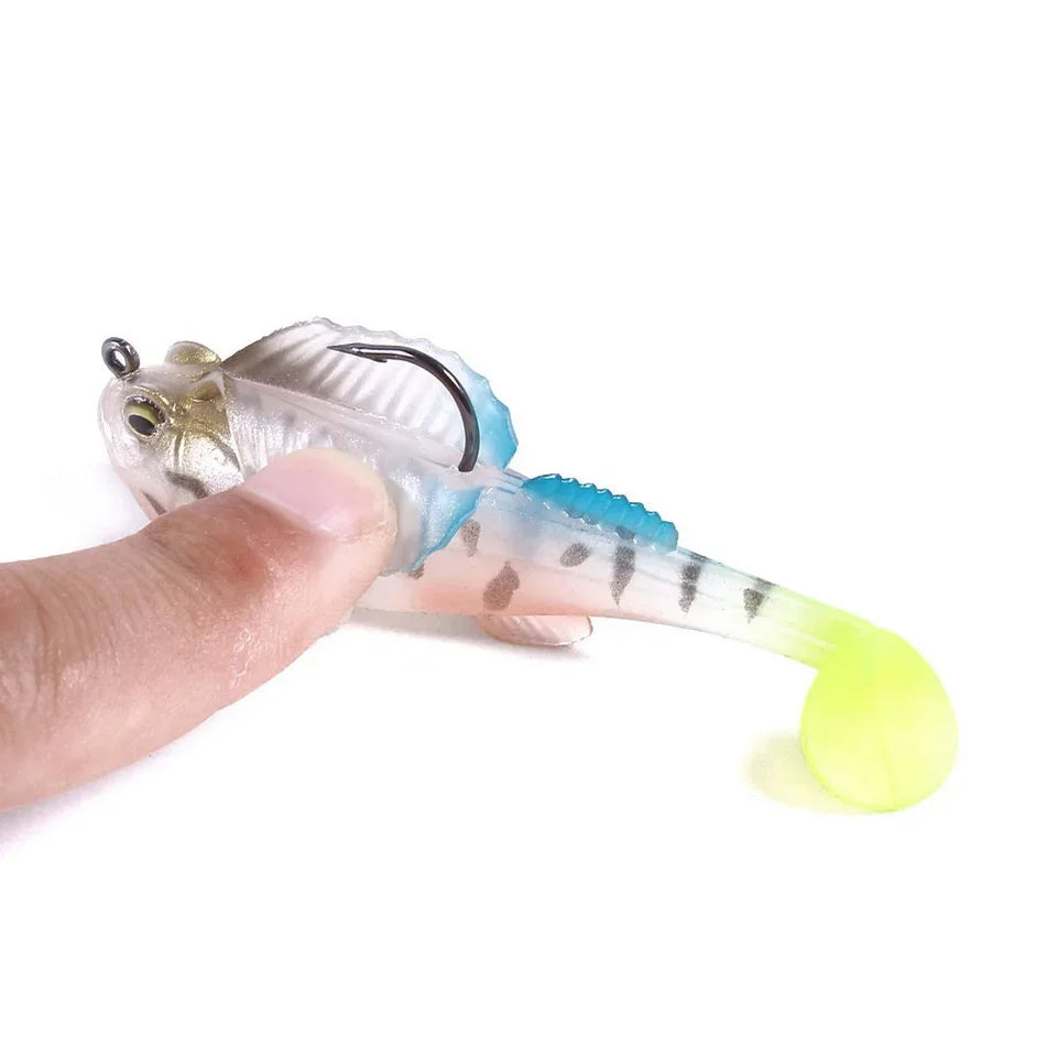 DarkSlider Soft Plastic Sinking Fishing Lure — 7g/14g/20g