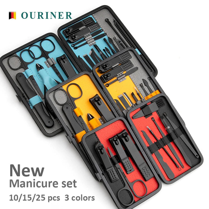 PrecisionKit Pro Manicure & Pedicure Set — Stainless Steel
