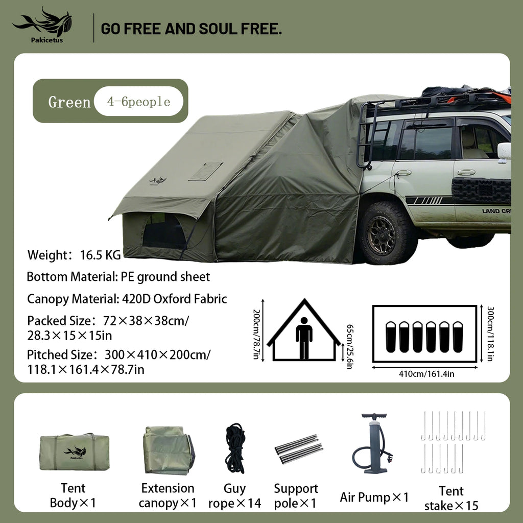 QuickDome Pakicetus Inflatable Family Camping Tent